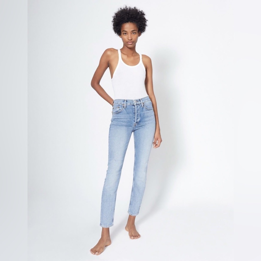 RE/DONE 90s High Rise Ankle Crop- NWT 28